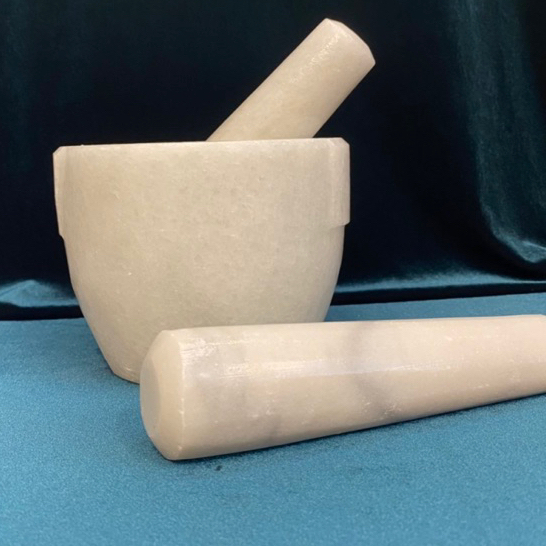 Cối Đá Non Nước Kèm Chài Ngọc Ấn Độ | Cối Đá | Cối Giã Gia Vị | LEPHUONG