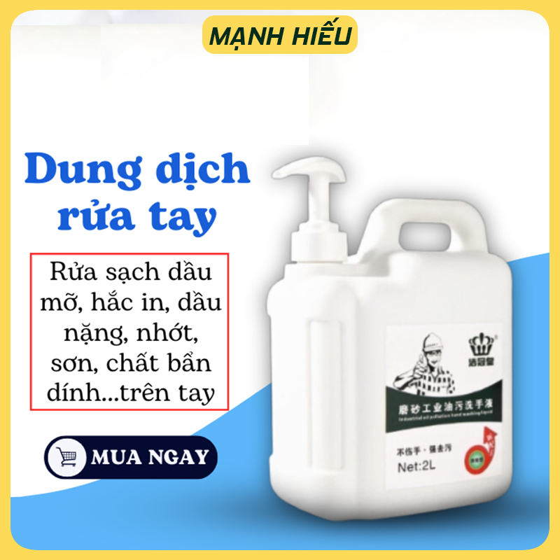 Kem rửa tay chuyên dụng tẩy sạch dầu mỡ,hắc ín,dầu nặng,nhớt,sơn,chất bẩn dính( hàng nội địa Đài Loan)