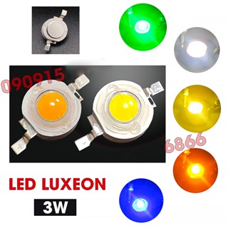 Nhân led 3W luxeon - trắng-vàng-đỏ-xanh lá-xanh dương-tím