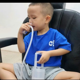 Dụng cụ hút mũi kéo tay phiên bản mới chất liệu nhựa nguyên sinh, lực hút mạnh và êm, an toàn cho bé