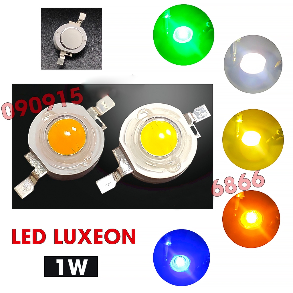 Nhân led luxeon 1w 3w 5w , Nhân led siêu sáng