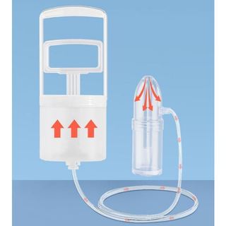 Dụng cụ hút mũi kéo tay phiên bản mới chất liệu nhựa nguyên sinh, lực hút mạnh và êm, an toàn cho bé