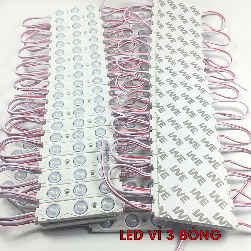 Đèn Led hắt 3 bóng 6011 12v siêu sáng