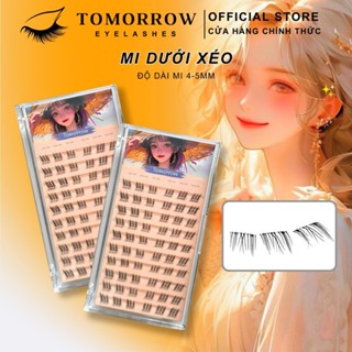 Mi Giả Tomorrow, Lông Mi Dưới (Mã MD17, KHÔNG SẴN KEO) Mi Cụm Douyin Trang Điểm Cho Đôi Mắt Kích thước 5-6mm