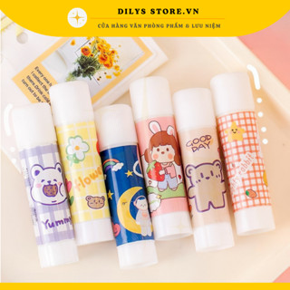 Hồ Khô Dán Giấy, Keo Khô Dán Giấy Học Sinh, Văn Phòng Thủ Công Họa Tiết Dễ Thương Tiện Lợi DILYS