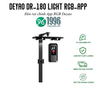 Đèn thủy sinh máng led đôi thế hệ mới DEYAO, chip led RGB, điều khiển qua APP, giúp cá, cây lên màu và phát triển tốt