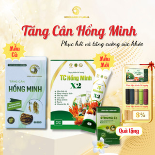 [Tăng cân] Viên Uống Tăng Cân Hồng Minh Nấm Linh Chi Chính Hãng - 1/2 Liệu Trình - Bổ Sung Dưỡng Chất, Tăng 3-7Kg/Tháng