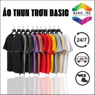 Áo thun trơn basic trẻ trung năng động | Basic Tee