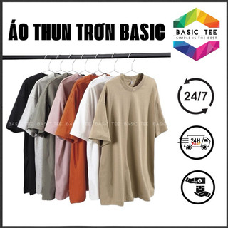 Áo thun trơn basic trẻ trung năng động | Basic Tee