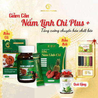 [Giảm cân] Viên Uống Giảm Cân Nấm Linh Chi Plus Hồng Minh Chính Hãng - Tháng Giảm 3-8Kg - Hỗ Trợ Giảm Mỡ Thừa Hiệu Quả