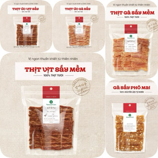  Natural Core Thịt Vịt  Thịt Gà Sấy Giòn Mềm Hàn Quốc Chó Mèo 