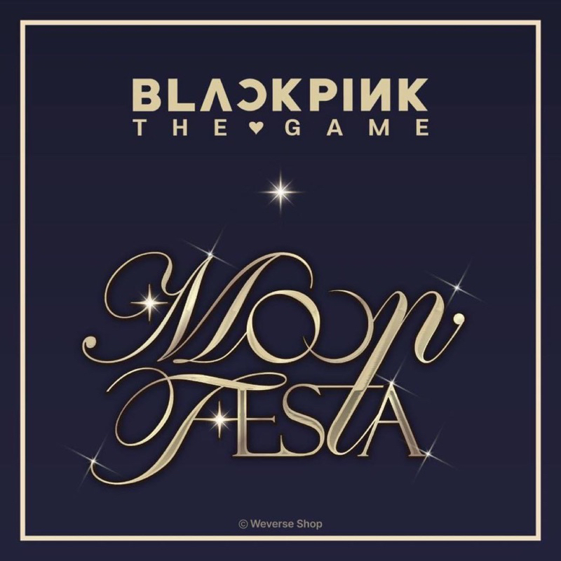 ( Có Sẵn) - BLACKPINK THE GIRL - The Game MOON FESTA