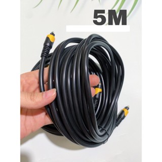  Dây Audio Quang sợi to 6.0  Toslink Optical  Dài 5M-Sản phẩm cao cấp 