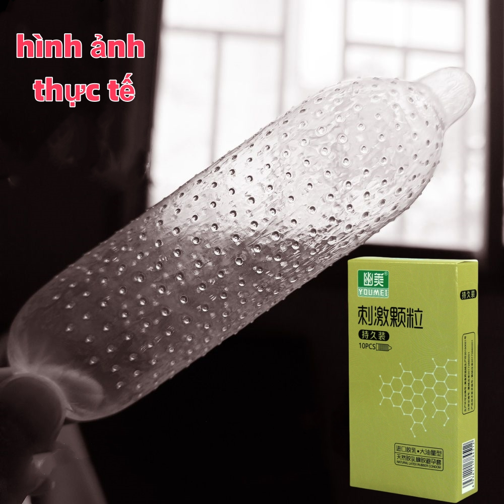 Bao cao su gân gai siêu kích thích Combo,001 dạng hạt kích thích hơn,Cảm giác như lưỡi mèo,dạng hạt