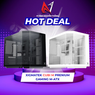 [FREE SHIP] VỎ CASE XIGMATEK CUBI-M (PREMIUM GAMING M-ATX) - BLACK WHITE