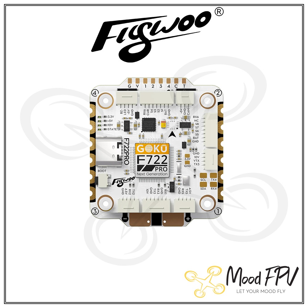 Tháp Mạch GOKU F722 Pro V2 55A 32Bit 128K 30X30 AM32