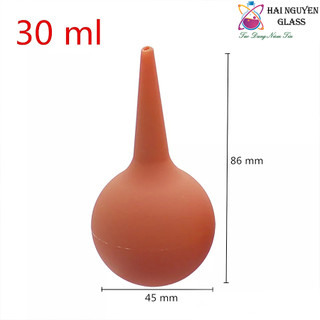 Quả bóp cao su 10ml, 30ml, 90ml