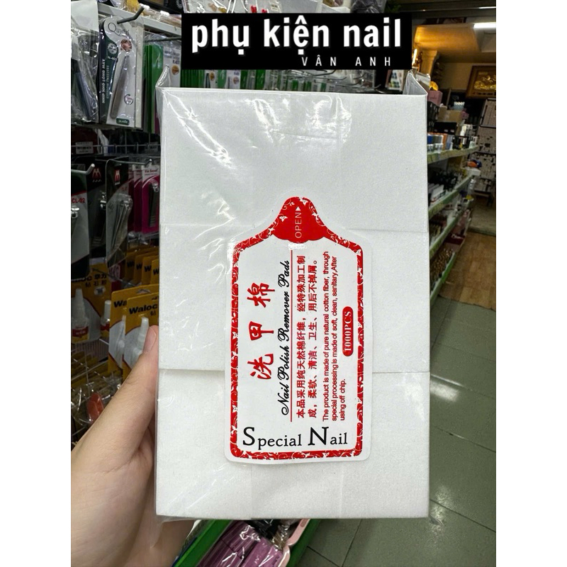 Giấy lau gel nail , giấy chùi gel loại cứng không xù lông