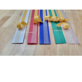 Combo 100 nẹp nhựa siêu thị Băng dính vải sợi thủy tinh liên kết 3cm x 120cm