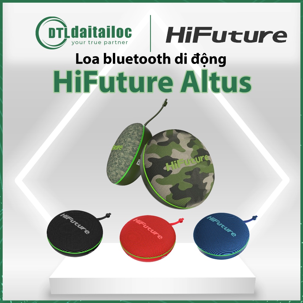 Loa Bluetooth di động HiFuture Altus - Hàng Chính Hãng