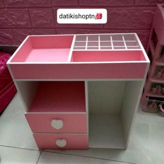 tủ mini đựng mỹ phẩm hồng phấn mới
