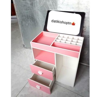 tủ mini đựng mỹ phẩm hồng phấn mới