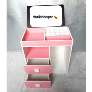 tủ mini đựng mỹ phẩm hồng phấn mới