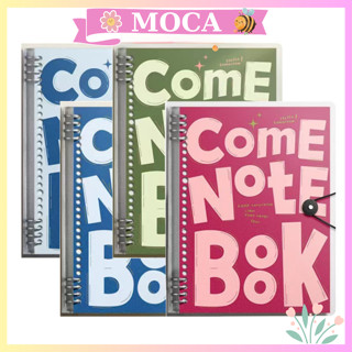 Sổ còng thay được giấy pastel A5 B5 A4 -120 trang giấy kẻ ngang caro Moca làm vở tập học sinh, planner, sổ ghi chép