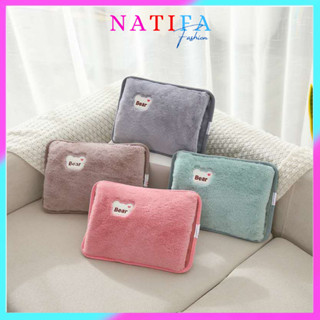 Túi Sưởi Chườm Nóng Đau Bụng Gấu Bear Cắm Điện Dễ Thương Đa Năng Đủ Mẫu Có Hình Thật NATIFA Bear