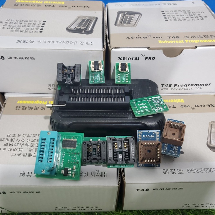 Máy nạp rom XGecu T48, siêu phẩm tốc độ và số lượng IC hỗ trợ gói full đế