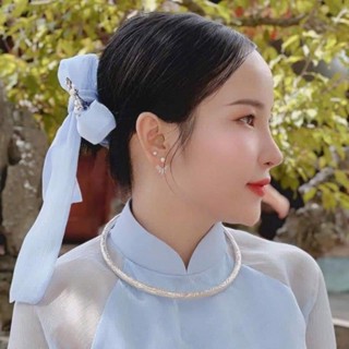 Kiềng Cổ Bạc Chụp Ảnh Áo Dài, Vòng Cổ Dân Tộc size 16cm- size phổ thông, hàng loại 1 sáng đẹp