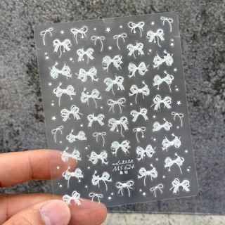 Sticker dán móng , miếng dán móng tay 5d lụa