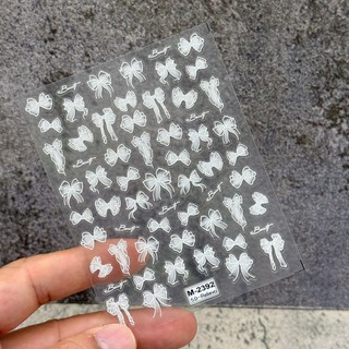 Sticker dán móng , miếng dán móng tay 5d lụa