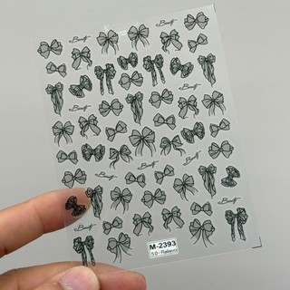 Sticker dán móng , miếng dán móng tay 5d lụa