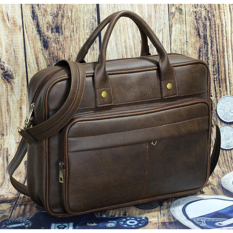 Cặp da nam, túi xách công sở văn phòng đựng laptop Zenka sang trọng và lịch lãm_ZKC15_3