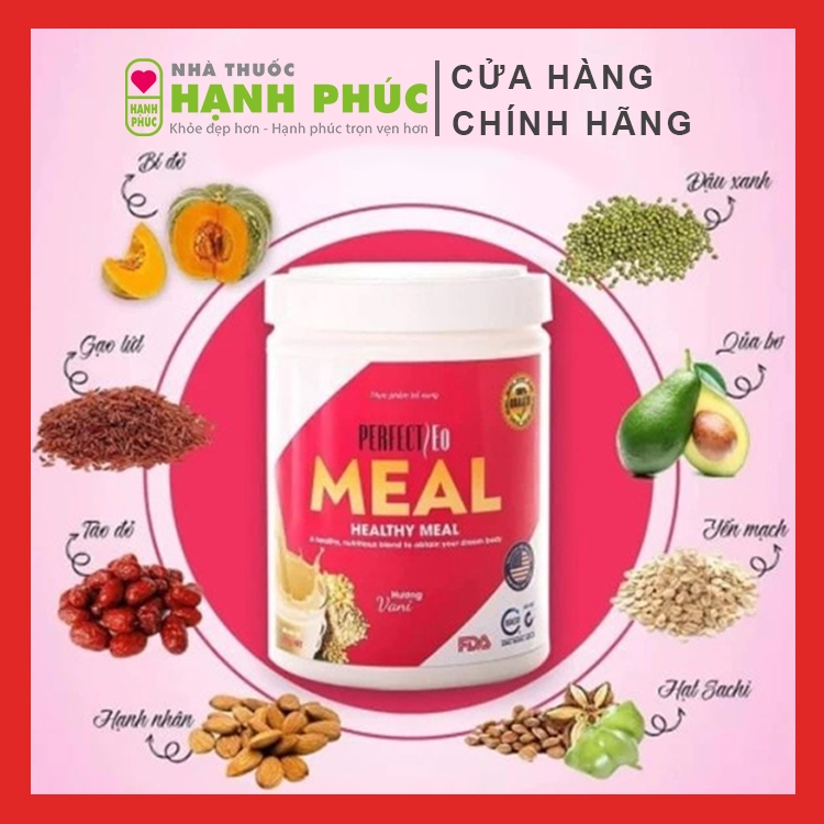 Sữa Bột Ngũ Cốc Giảm Cân Perfect Meal - Perfect Eo Meal U Ống Là G Iảm - Hương Vani 400g