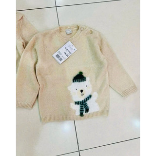 Áo len gấu sz 0-24M