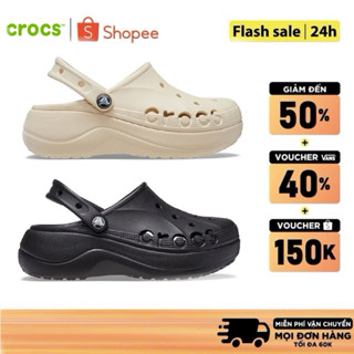 [ Chính Hãng ] Giày Dép Sục Crocs GIÀY CLOG NỮ CROCS BAYA PLATFORM - WINTER