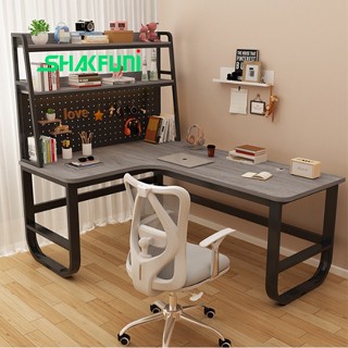 Bàn Học Có Giá Sách Chữ L SHAKFUNI SH-B07