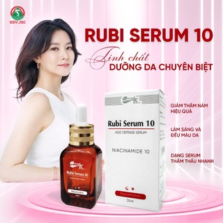 Rubi Serum10 (Niacinamide 10%) Dưỡng Sáng, Giảm Thâm Mụn, Sạm Nám, Làm Đều Màu Da