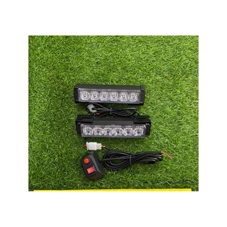 Đèn Nháy gắn ca lăng 2 thanh 12 led