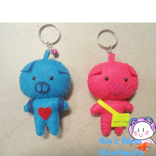 COMBO 1 VẢI NỈ CỨNG dùng may đồ chơi handmade, may móc khoá móc điện thoại vải nỉ handmade