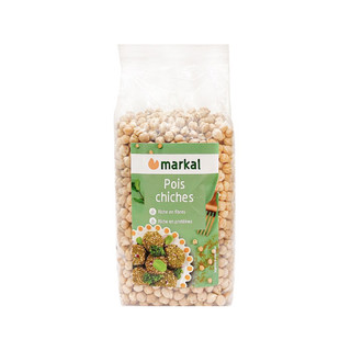 Đậu gà hữu cơ markal organic chickpeas, 500g & 100g