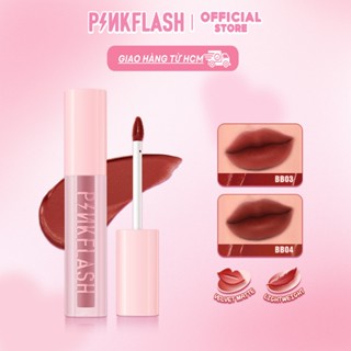 Son Tint Nhung Lì PINKFLASH Sắc Tố Cao Mịn Mượt Mềm Mại Như Mousse Lâu Trôi Đa Năng Dễ Tán Đều 2g