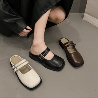 Sục Nữ Thời Trang Mũi Vuông Đế Cao 3cm Đi Êm, Mềm Dễ Phối Đồ