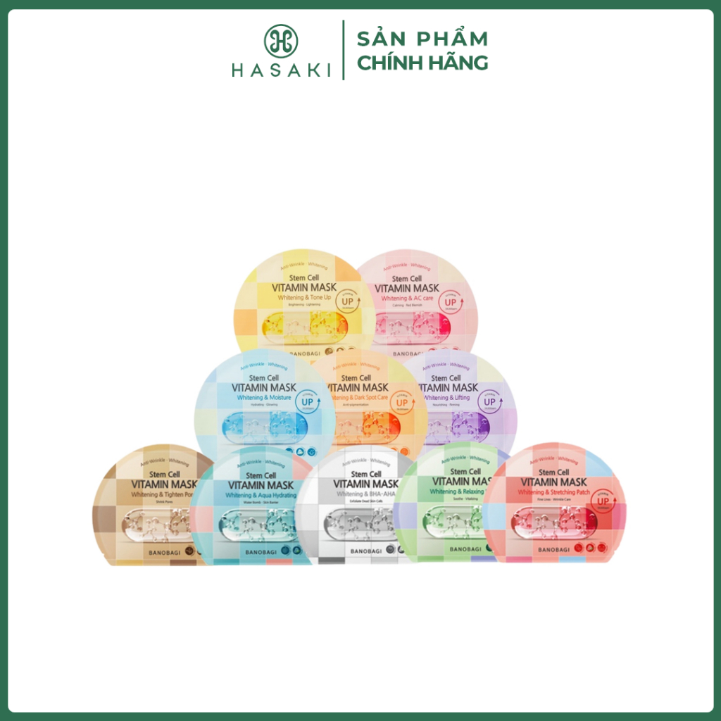 [DAILY] Combo 10 Mặt Nạ Banobagi Stem Cell Vitamin Mask 30g | HASAKI SẢN PHẨM CHÍNH HÃNG