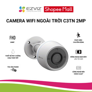 Camera IP Wifi Ngoài Trời EZVIZ C3TN 2MP Mic Thu Âm Phát Hiện Chuyển Động Bảo Hành 2 Năm