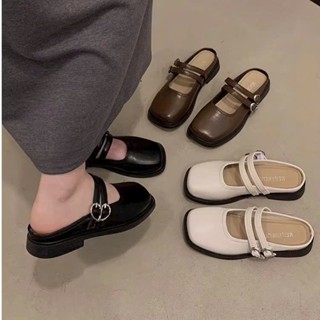 Sục Nữ Thời Trang Mũi Vuông Đế Cao 3cm Đi Êm, Mềm Dễ Phối Đồ TinTin