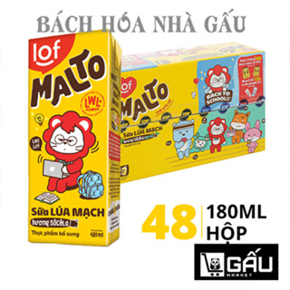 Sữa Lúa Mạch Lof Malto 180ml (thùng 48 hộp)