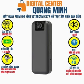  Máy ghi âm Quay Phim VSTARCAM CB77 Camera mini Wifi 4G xem Từ xa hỗ trợ tầm nhìn xem ban đêm 
